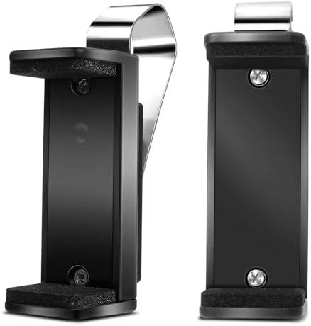 Thinp 2 Pcs Garage Door Opener Clip,Universal Car Garage Remote Visor Clip for Cars Remote Holders Adjustable Gate Remote Holder Fits Replacement for Different Size Remotes 1.7-2.55 Inch