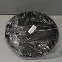 2 Pack of 14 inch Plant Saucer, Heavy Duty Round Plant Trays for Pots, Plastic Plant Water Tray, Flower Plant Saucers for Indoors, Pot Drip Trays for Planter 12-14" (14", Black)