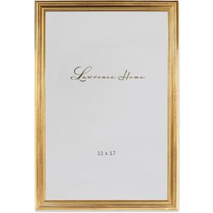 Lawrence 536217 11x17 Sutter Burnished Gold Picture Frame