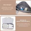 Weekender Bags for Women,Personal Item Travel Bag with Shoes Compartment,Overnight Travel Duffel Bag with Toiletry Bag