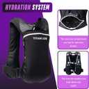 Running Vest Elite Backpack  5L Hydration Vest with Pockets, Lightweight Water Bottle, Phone Holder, Adjustable Reflective Marathon Trail Running Gear for Men and Women