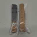 Galaxy Watch 5 Bands 2 Packs, Compatible with Samsung Galaxy Watch 5 Pro 45mm/ 5 40mm/ 5 44mm Band, 20mm Genuine Leather Quick Release Women Men's Watch Band (BK+BN)