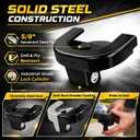 2 inch Trailer Hitch Locks Set, Trailer Tongue Lock Heavy Duty, Anti-Theft Tow Hitch Lock, for RV, Boat, Jack Trailers