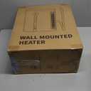 Wall Heater, Space Heater for Bedroom, 1500W PTC Fast Heating Electric Heaters for Indoor Use, 30 Oscillation, Adjustable Thermostat, 24H Timer, Remote Control, Desk or Wall Mounted Heater for Office (Regular-Standard)