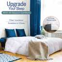 Full/Queen Comforter Insert, All Season Down Alternative, Box Stitching, Lightweight, Hypoallergenic, Corner Tabs, 89"x89"