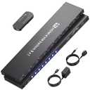 8 Port KVM Switch, USB 3.0 4K60Hz HDMI KVM Switch 1 Monitor 8 Computers for 8 Computers Share 1 Set of Keyboard Mouse Monitor and 4 USB 3.0 Ports