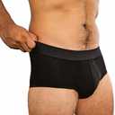 Depend Washable Adult Incontinence Underwear for Men, Reusable, Light Absorbency, Medium, Black, 1 Count M