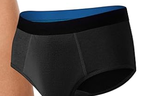 SUNCHIRI Incontinence Underwear for Men, 150ML Absorbent Washable Protective Leak Proof Reusable, Briefs 1 Pack (Multicolor01, XLarge)