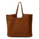 Straw bag, Brown, Large