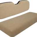 Universal Golf Cart Rear Flip Seat Replacement Cushions for EZGO, for Club Car, for Yamaha, Tan