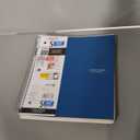 Five Star Spiral Notebook + Study App, 5 Subject, College Ruled Paper, 8-1/2" x 11", 200 Sheets, Fights Ink Bleed, Water Resistant Cover, Pacific Blue (73635)