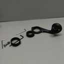 ROCKBROS Out Front Mount Compatible with Garmin, iGPSPORT - Bike Handlebar 1.26-1.38/ 32-35mm