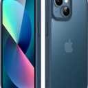 JETech Matte Case for iPhone 13 6.1-Inch, Shockproof Military Grade Drop Protection, Frosted Translucent Back Phone Cover, Anti-Fingerprint (Storm Blue)