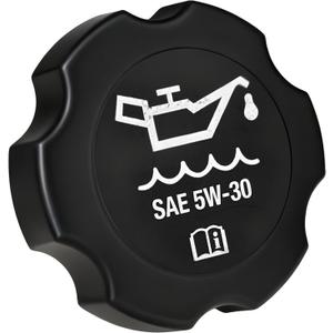 Engine Oil Filler Cap Replacement Compatible with GM 1992-2018 1994-2011 Chevrolet GMC Cadillac Buick Oldsmobile Pontiac Hummer Saab Isuzu, Repalce FC208, 12573337 (BLACK)