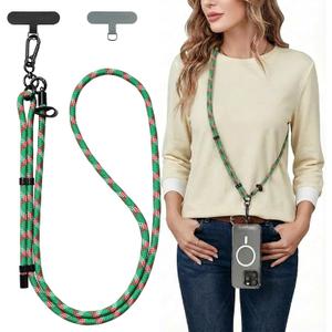Phone Lanyard Crossbody, Heavy Duty Anti-Theft Lanyard for iPhone/Samsung - Extra Long Adjustable Neck Strap with Tether Tabs