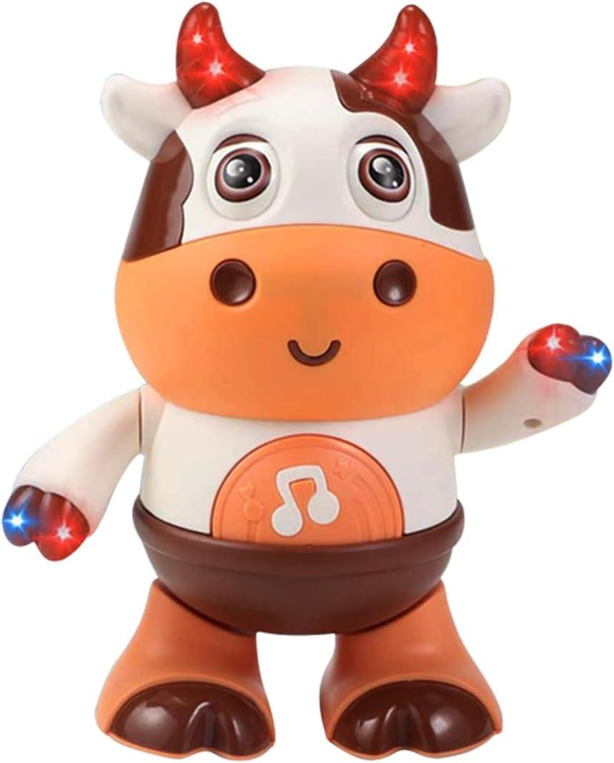 Dancing Cow Toy for Babies - Electric Musical Plush Cow with Fun Songs & Moves, Interactive Baby Toy for Baby, Cute Toddler Gift & Sensory Learning