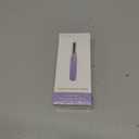 Heated Eyelash Curler with Comb, USBC Rechargeable Electric Lash Wand, 3 Heat Levels 65/75/85C (Purple)