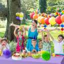 12 Pcs Plastic Pastel Color Tablecloths, 54x108 inch Rectangle Pastel Rainbow Waterproof Disposable Table Covers for Baby Shower Wedding Birthday Party Decoration