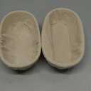 Set of 2 9.7 Inch Oval Rattan Bread Dough Sourdough Proofing Baskets with Fabric Liners by Blue ridge Basket Company