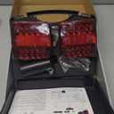 Wireless Trailer Lights, Waterproof Magnetic Wireless Tail Lights Rechargeable Towing Light for Truck Boat Rv Flatbed Camion Semi SUV