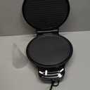 FOHERE Waffle Cone Maker Machine and Ice Cream Bowl Maker with Temperature Control, Double Side Nonstick Waffle Bowl Maker with Cone Roller, 7.5 Thin Waffle Maker for Home Kitchen (black)