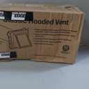 Builders Edge 140056774048 6" Hooded Vent 048, Almond