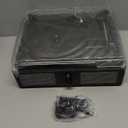 Vinyl Record Player Wireless Turntable with Built-in Speakers and USB Belt-Driven Vintage Phonograph Record Player 3 Speed for Entertainment and Home Decoration Black