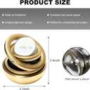 Car Solar Energy Air Freshener, Solar Powered Rotating Air Purifier Aromatherapy Diffuser, Rotatable Interior Fragrance for Car Office Home Decoration, Car Accessories (Golden)