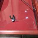 LARGE Acoustic Guitar Display Case Cabinet, Fit most Guitars, with Lock, Mahogany Finish