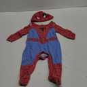 Marvel Spider-Man Boys Long Sleeve Footie Romper and Hat Set for Newborns and Infants (9 Months, Red)