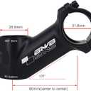 31.8mm 35 Degree Bike Stem Aluminum Alloy Bicycle Handlebar Riser Stem for 1.25'' Diameter Most MTB Road Bike Handlebar.