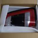 LED Tail Lights Assembly Without Blind Spot Compatible with Ram 1500 2019 2020 2021 2022 Right Passenger Side Taillights Rear Brake Light Tail Lamps Replace 55112992AB Black Smoke