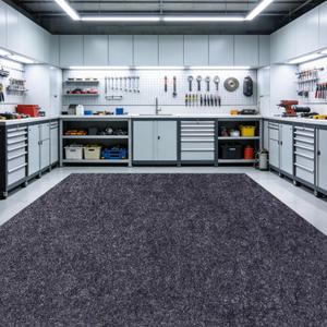 Garage Floor Mat 8.8'x22',Oil Spill Mat,Non-Slip Waterproof Garage Floor