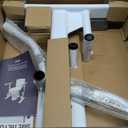 KMINA Toilet Safety Rails for Seniors, Adjustable Frame with Grab Bars