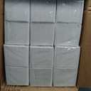 Hoffmaster 120072 Linen-Like Select Dinner Napkin, 17" Length x 17" Width, White, 1/8 Fold (Case of 300)