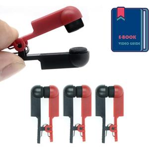 Vagus Nerve Ear Clip, Black Double-Sided Soft Head