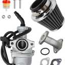 Anxingo 22mm PZ22 Carburetor Kit Replacement for 110cc 125cc SSR CRF50 Predators Go Karts Pit Dirt Bike,for Taotao Pit Bike ATV (PZ22 KIT4)