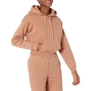 Amazon Essentials Womens Hoodies - Crop Pullover Sweatshirt (Available in Plus Size) (Beige, XL)