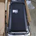 THERUN Walking Pad, 2 in 1 Foldable Treadmills for Home, 2.5HP Under Desk with Handle Bar, 16" Widened Running Belt, with Remote Control (Black)