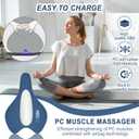 Kegel Exerciser for Men, Sit-On-Top Kegel Exerciser,Used for Bladder Support Tightening and strengthening Muscle Control Training, Endurance Muscle Recovery, and Kegel Relaxation TrainingBlue
