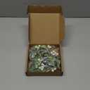 Gejoy 3 Pcs Christmas Pillar Candle Rings Wreaths Small Christmas Artificial Mistletoe Candle Wreath with Pearl Accents for Table Centerpiece Front Door Pillar Holder Decoration(White Pearl)