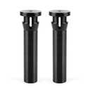 Heavy-Duty Trash Can Lid Hinge Pins (2 Pack) – CNC Solid Nylon (Not 3D Printed) | Fits Rehrig, Sierra & Huskylite 95-Gallon Bins | Commercial Latch Repair Kit – Black