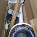 DREO Smart Pedestal Fan for Bedroom, 120°+120° Omni-Directional Oscillating 100ft Quiet Airflow, RGB Light, 9 Speeds 6 Modes, 8H Timer, WiFi/Voice/Alexa, 35-40" Adjustable Height Standing Fan, White