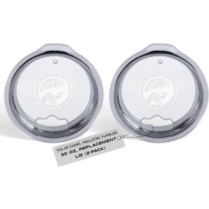 Polar Camel Lid Replacement 30 oz  2-Pack, Spill-Proof and Durable Tumbler Lids, Fits Polar Camel Tumblers, 40 oz Travel Mugs, Polar Camel 30 oz Replacement Lids, Perfect for Polar Camel Cup and Mug