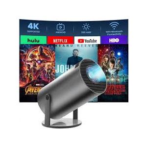 SSC Designs Multimedia Projector With Remote, Ultra HD (Black)