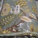 Travan 3-Piece Quilt Set Quilted Bedspread Cotton Coverlet Set Floral Printed Oversized Quilted Bedding Set with Shams for All Season, Green Vine, Queen Size