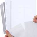 500 Piece Blank Printable Business Cards 3.5 x 2, Perforated Card Stock Paper for Inkjet and Laser Printers, 10 Cards Per Sheet - (White)