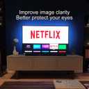 2 x LED Strip Lights for TV, USB TV Backlight Kit with Remote, APP Control Sync to Music, 5050 RGB LED Bias Lighting for HDTV, PC and Mirror (16.4ft for 55"-75" TV)