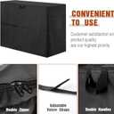 Chest Freezer Cover for Outside - Waterproof Dustproof Deep Refrigerator Covers,Fit for Patio Compact Icebox 7 Cubic Feet (44"L X 26"W X 33"H)