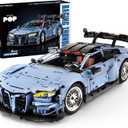 M4 Technic Building Car Set, 1:10 Champion Racing Car Building Blocks and Challenge Construction Toys, Collectible Gift for Technical Enthusiasts Adults & Boys Age 14+ (2280PCS)